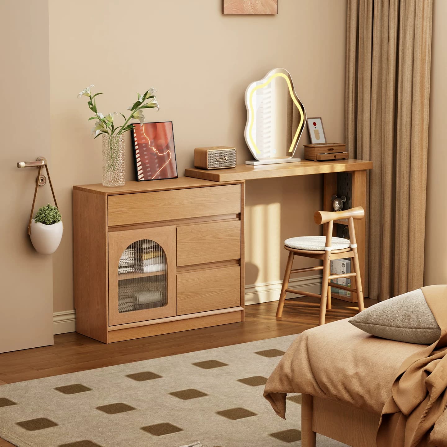 Retro Corner Dressing Table lifestyle 2