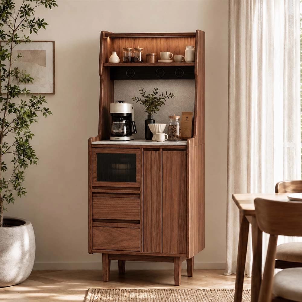 Solid Wood & Stone Sideboard lifestyle 2