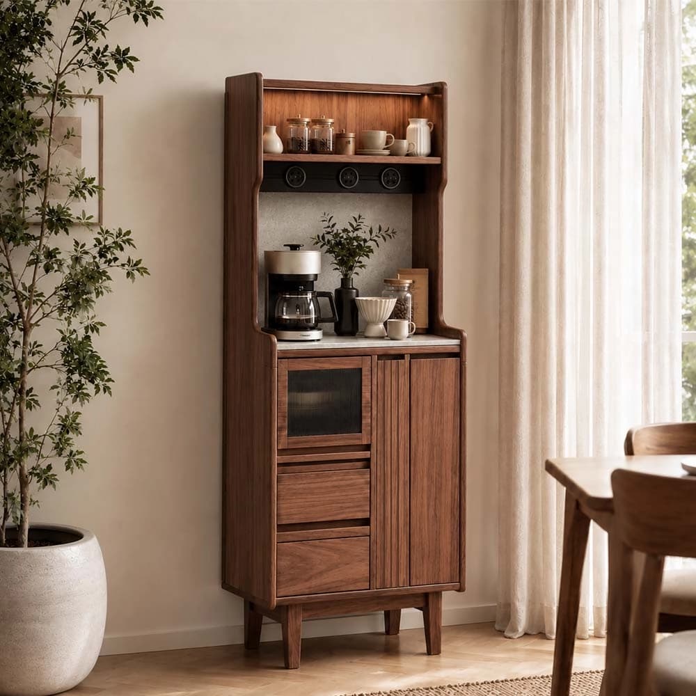 Solid Wood & Stone Sideboard lifestyle 3