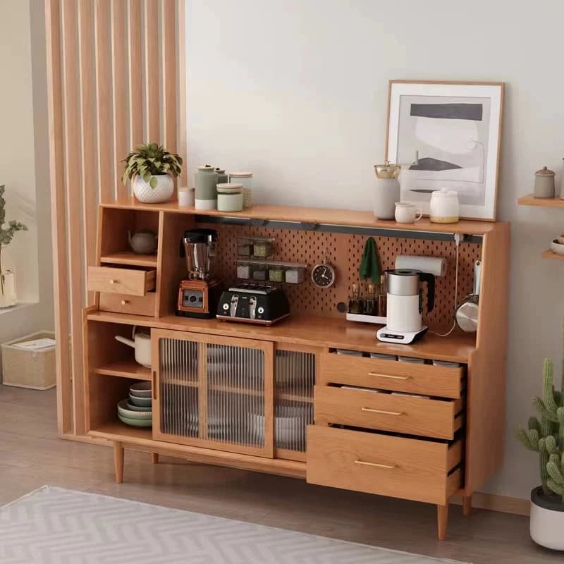 Vintage Wood Storage Cabinet lifestyle 3