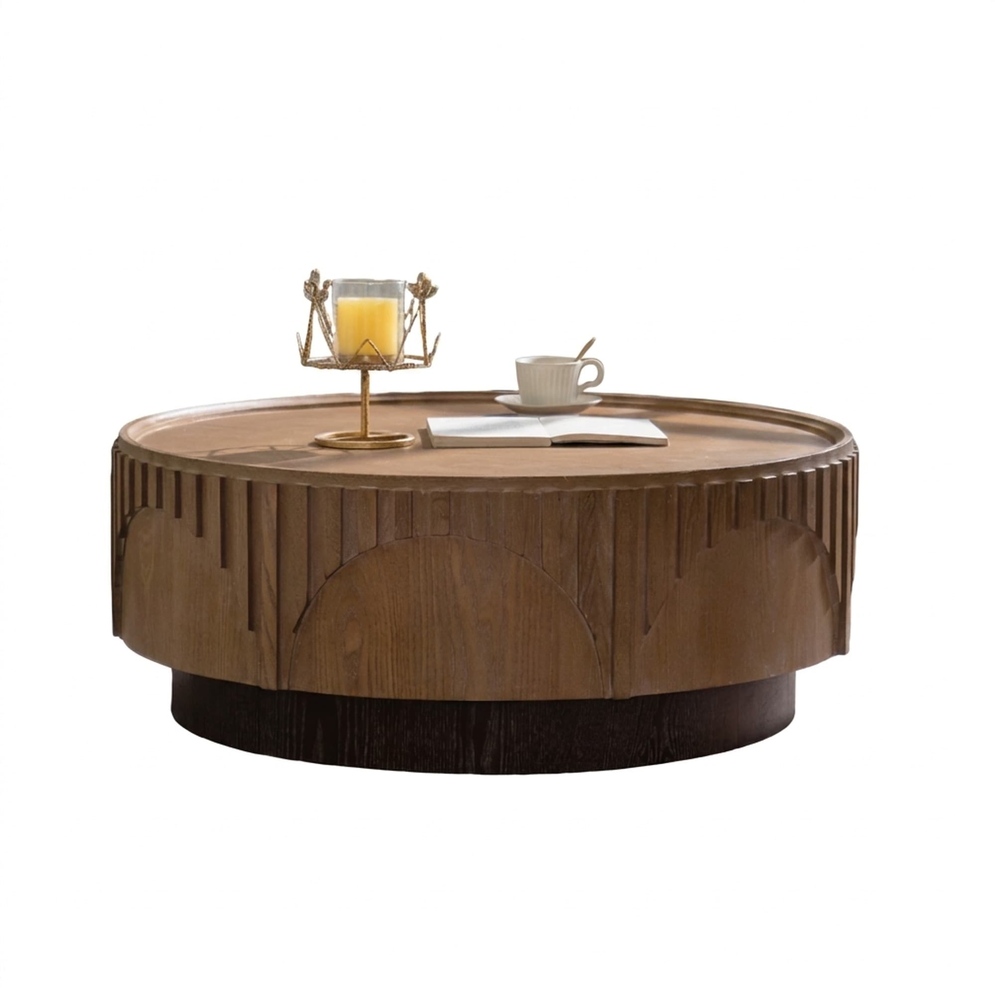 Solid Wood Wabi-Sabi Coffee Table lifestyle 1