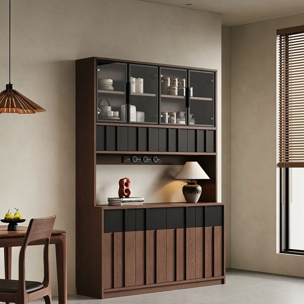Mid-Century Glass Display Cabinet lifestyle 3