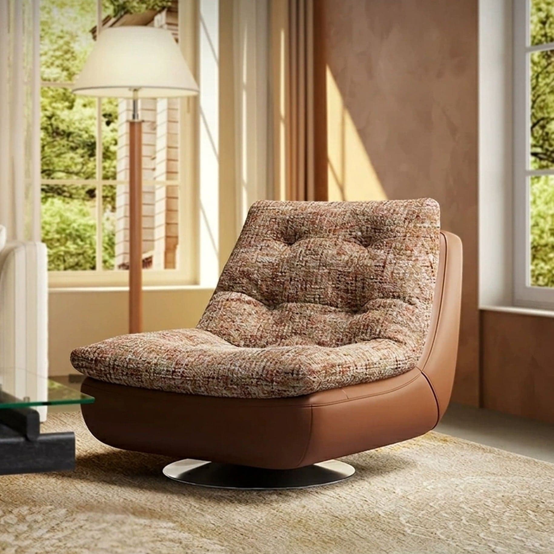 Mid-Century Swivel Lounge Chair lifestyle 3