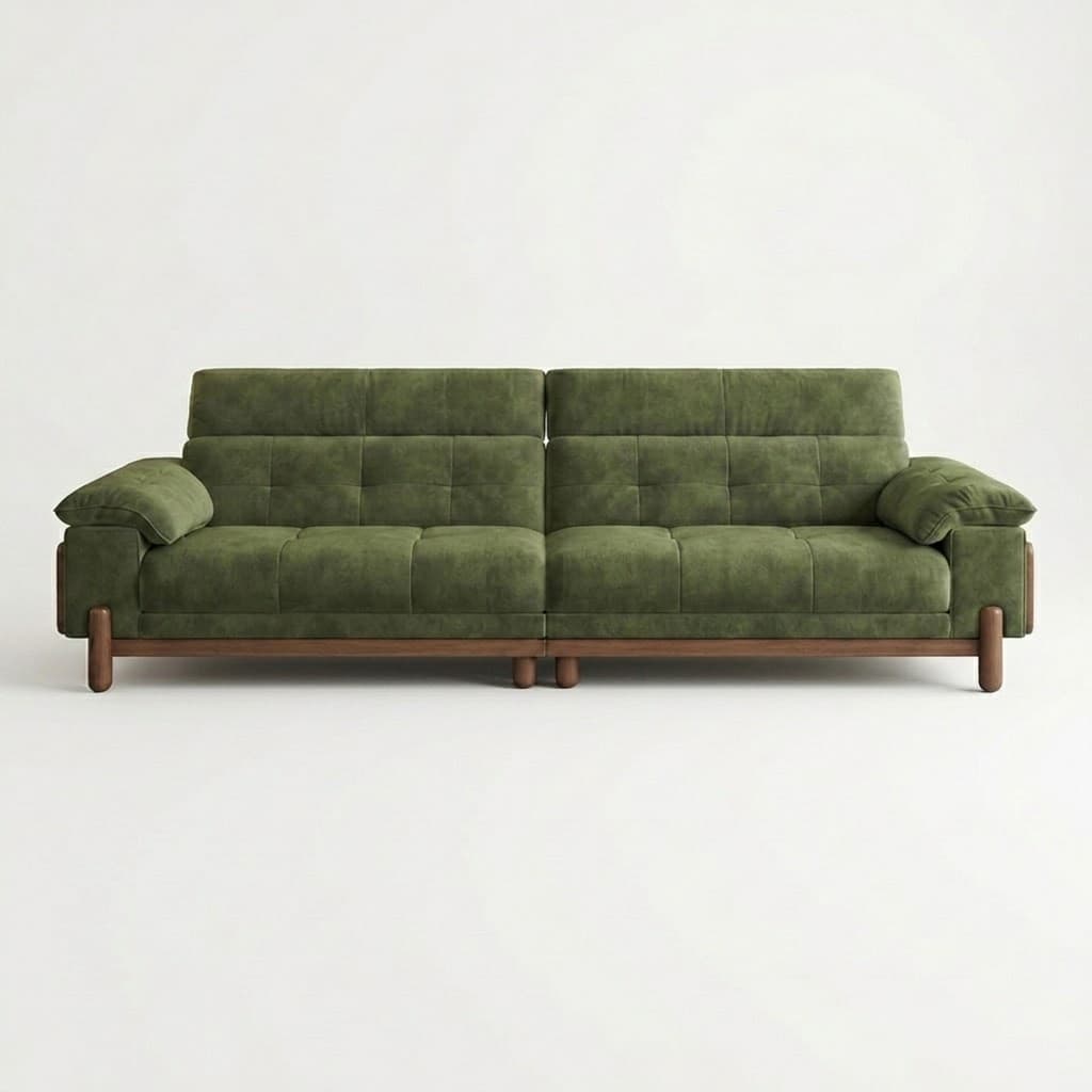 Vintage Chenille Fabric Sofa lifestyle 1