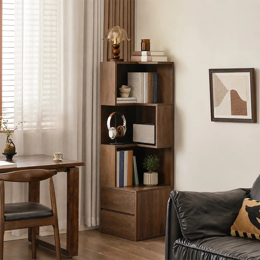 Vintage Corner Bookshelf lifestyle 3