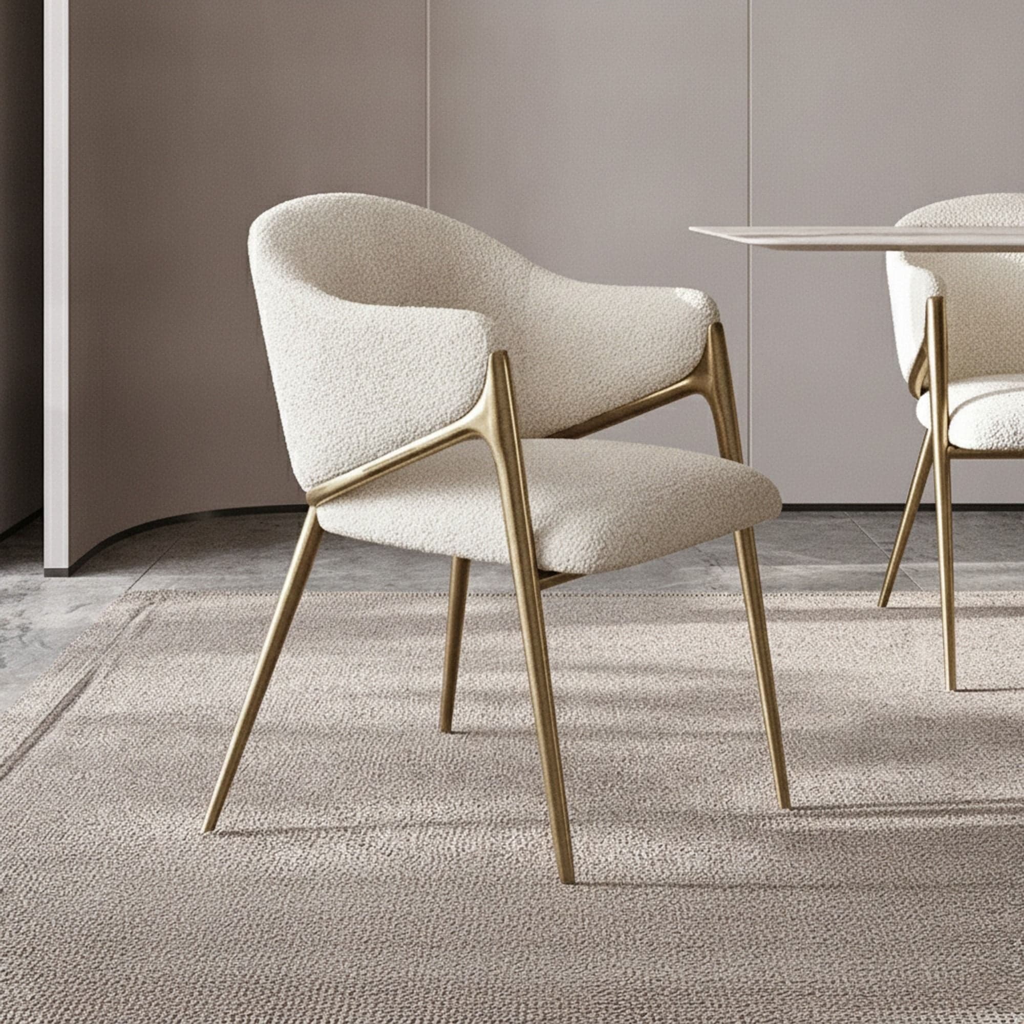 Lambswool Dining Armchair lifestyle 3