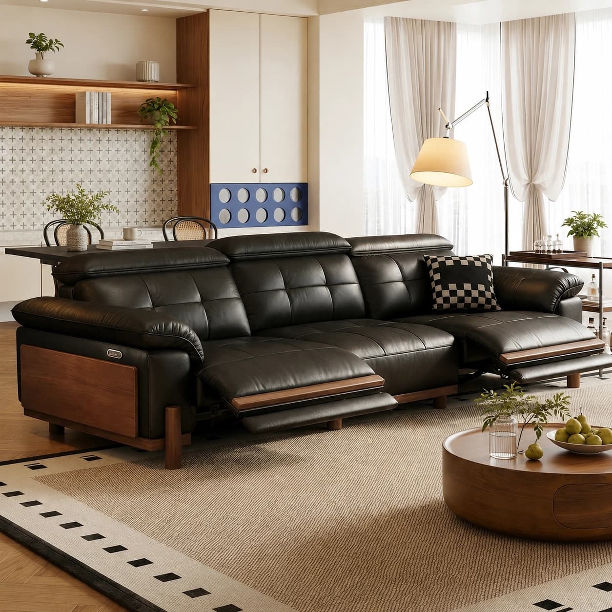 Zero-Wall Electric Reclining Sofa lifestyle 3