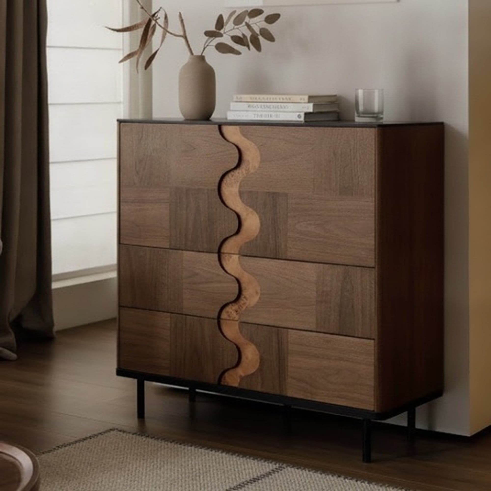 Solid Wood Marquetry Sideboard lifestyle 3