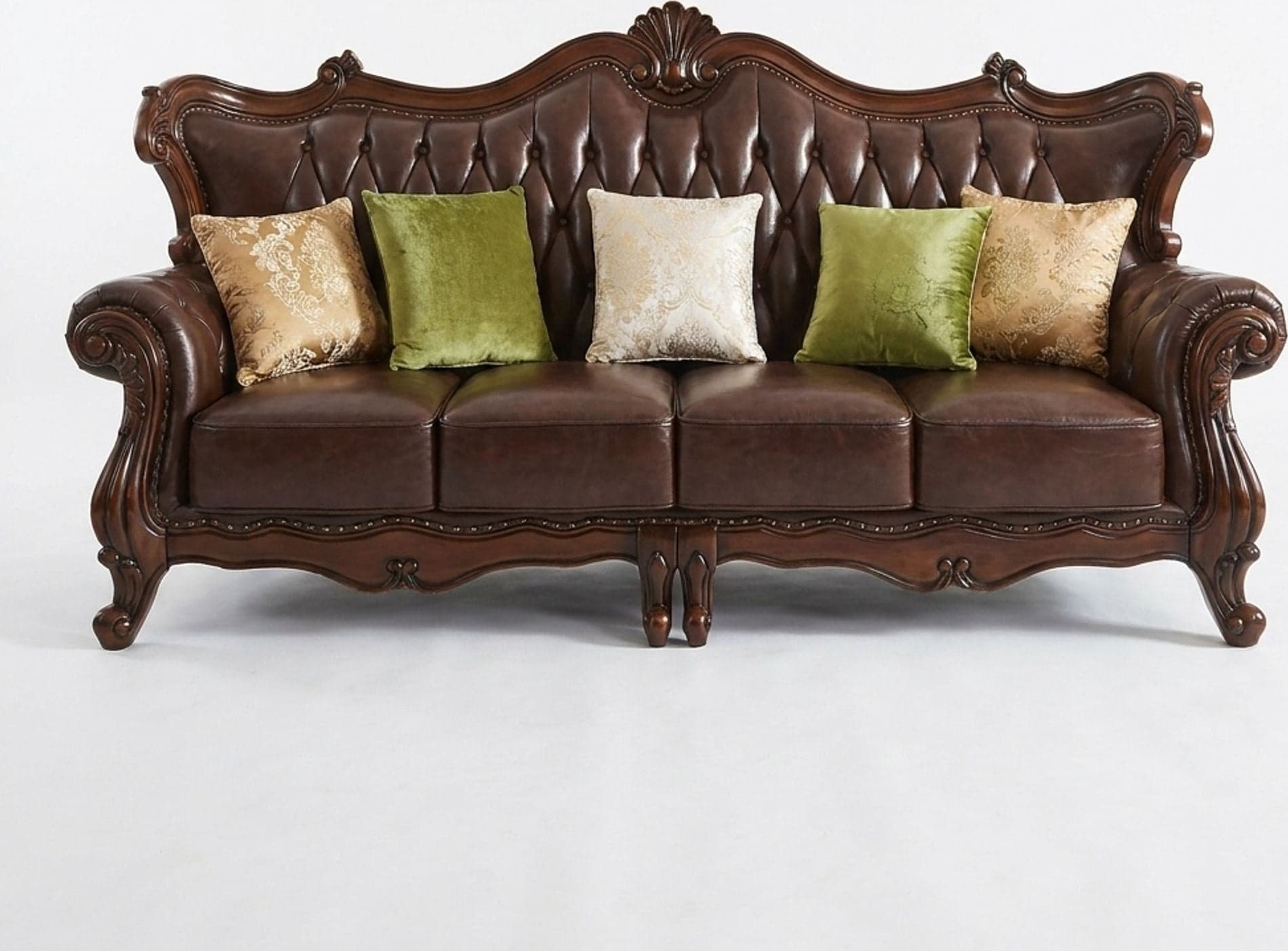 American Vintage Leather Sofa lifestyle 1