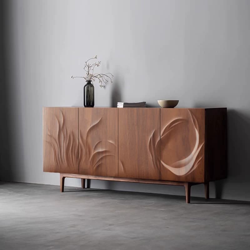 French Carved Solid Wood Sideboard lifestyle 3