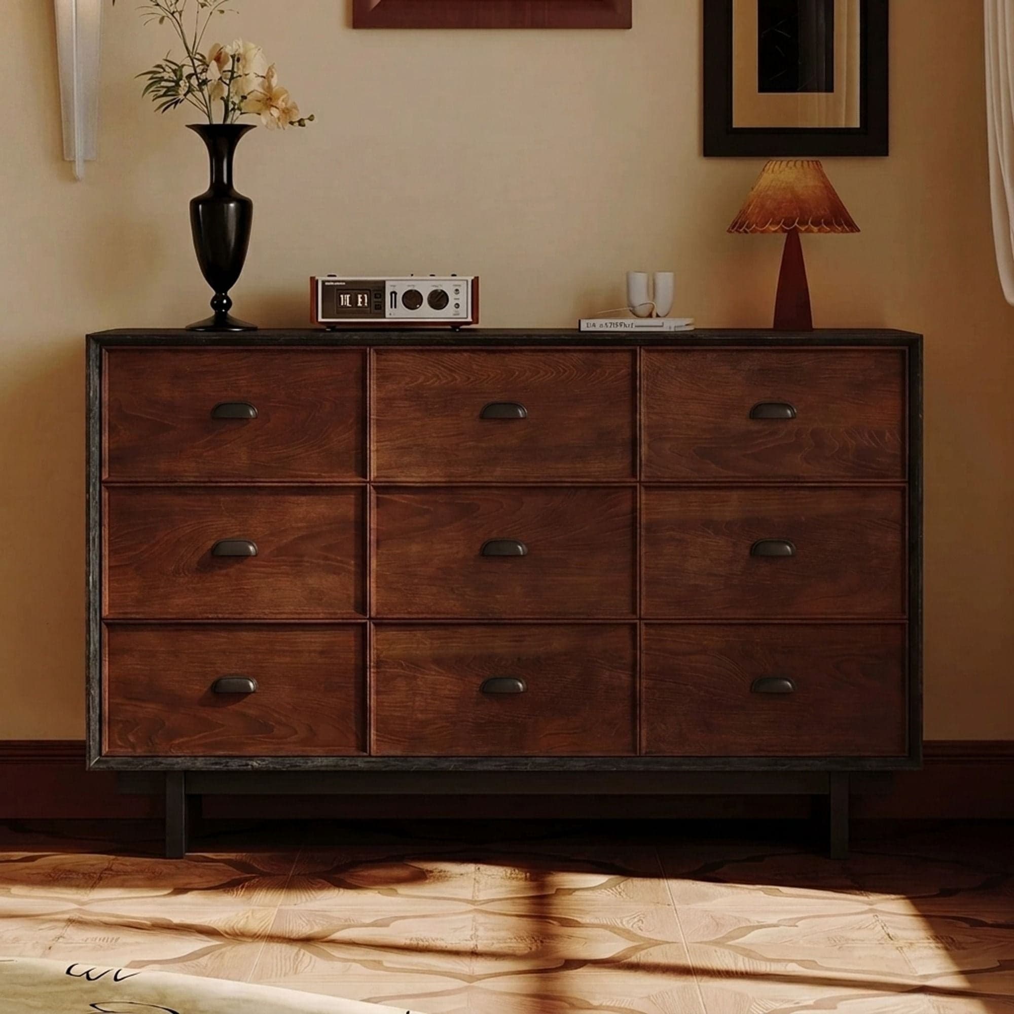 Vintage Solid Wood Sideboard lifestyle 3