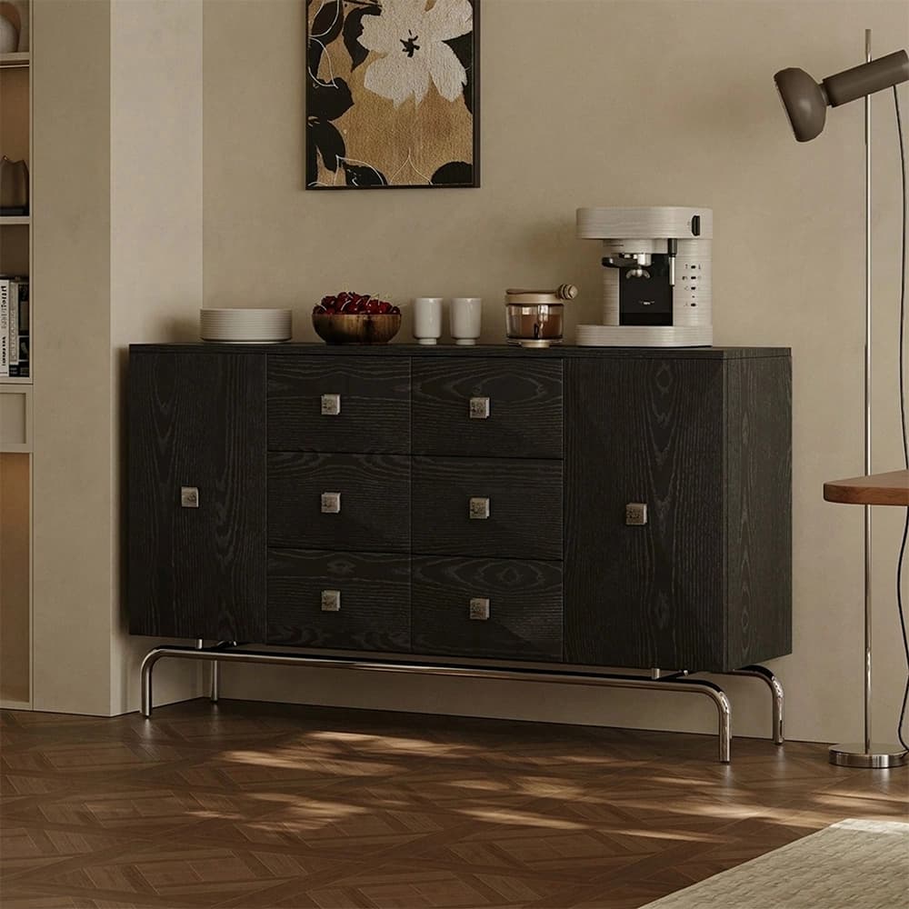 Solid Wood Vintage Italian Sideboard lifestyle 3