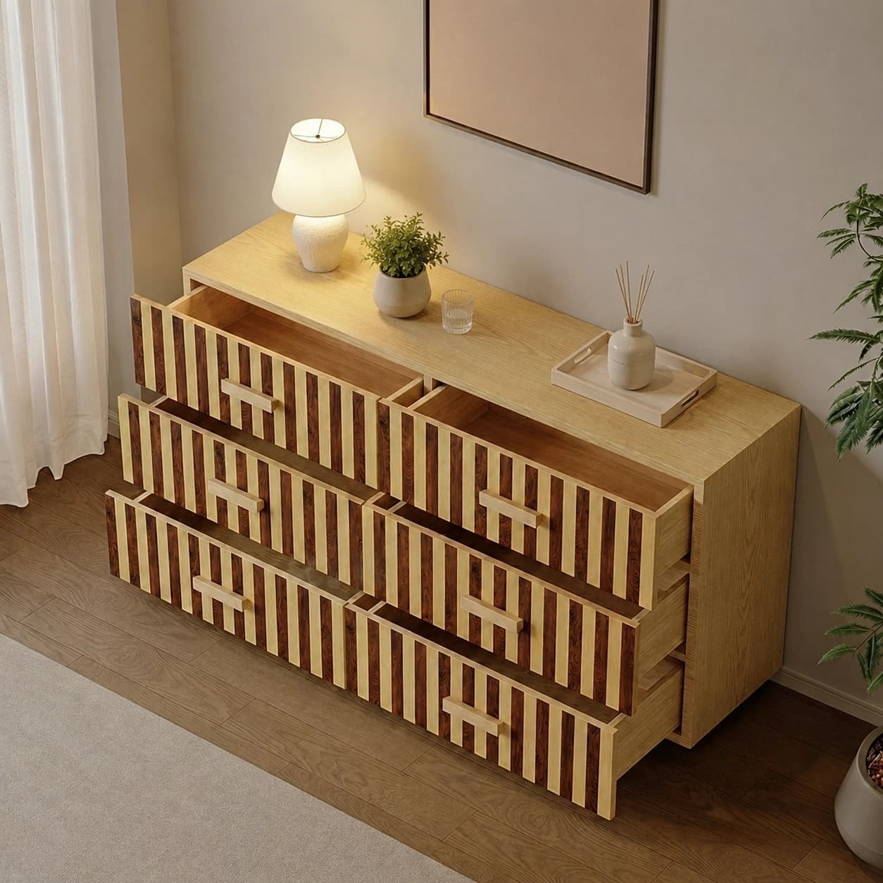 Mid-Century Two-Tone Sideboard lifestyle 3
