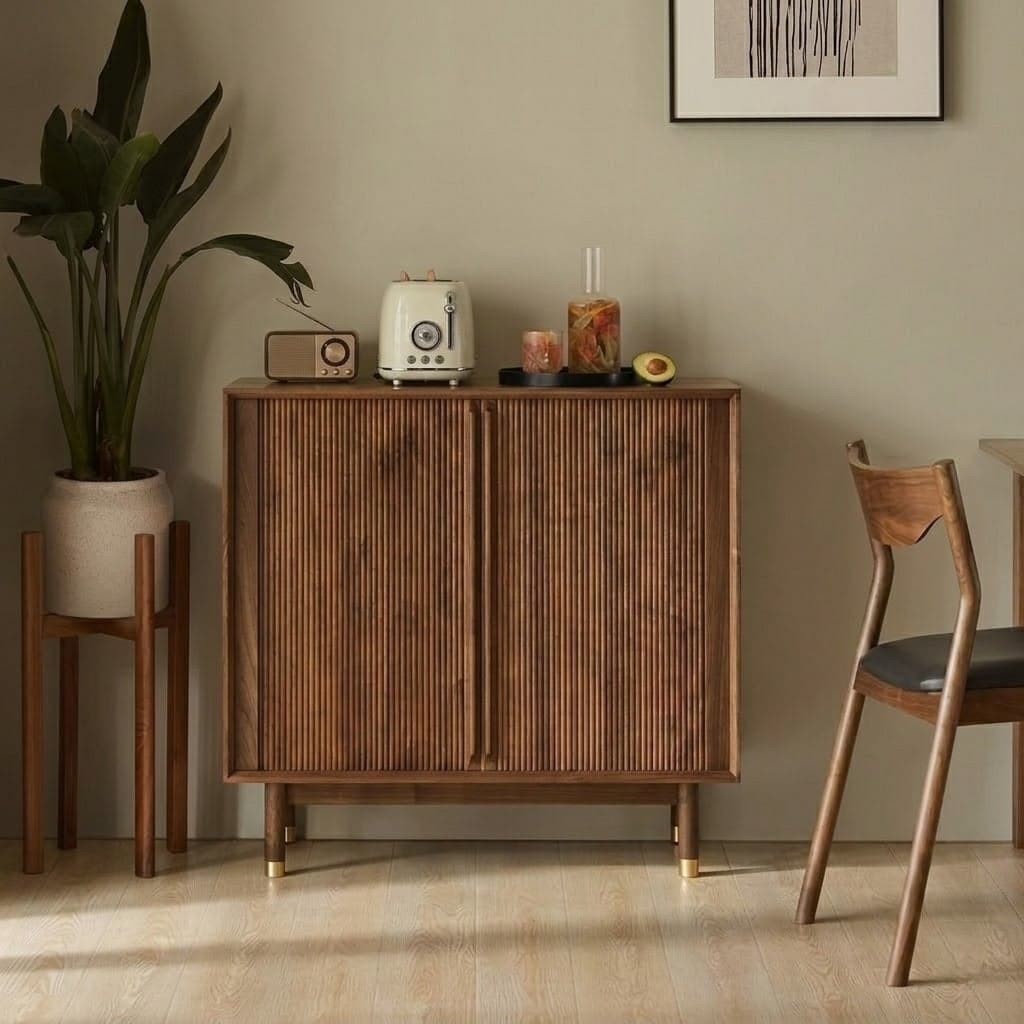 Nordic Solid Wood Sideboard lifestyle 3