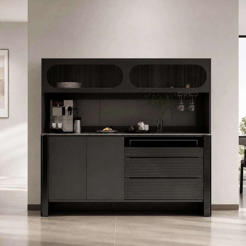 Solid Wood Sideboard Cabinet lifestyle 1