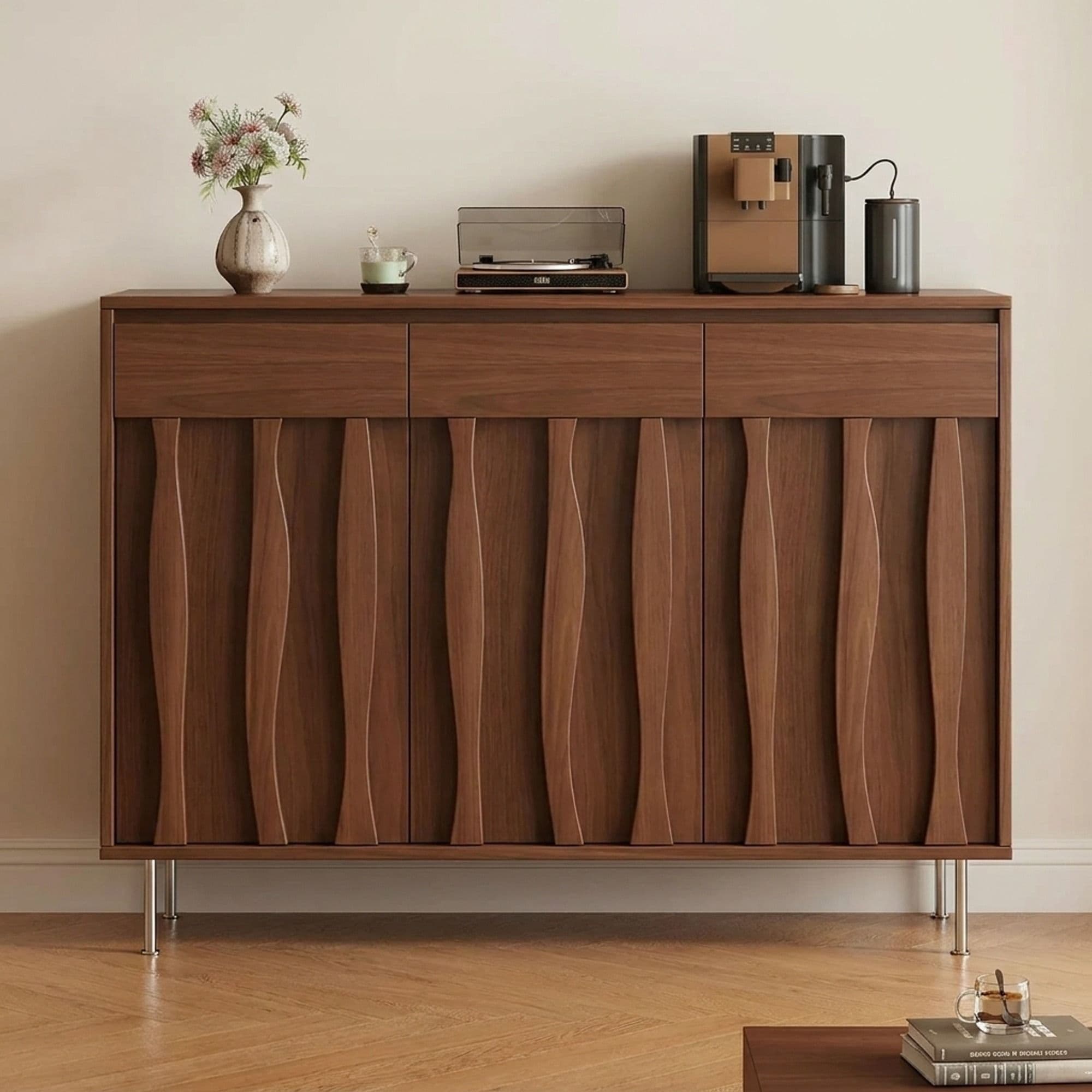 Architectural Wavy Multi-functional Sideboard lifestyle 3