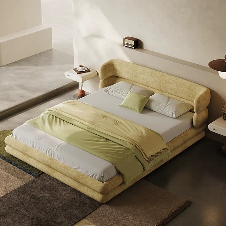 Minimalist Upholstered Bed lifestyle 3