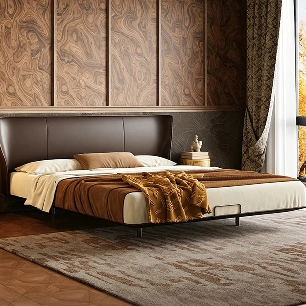 Saddle Leather Floating Bed lifestyle 1