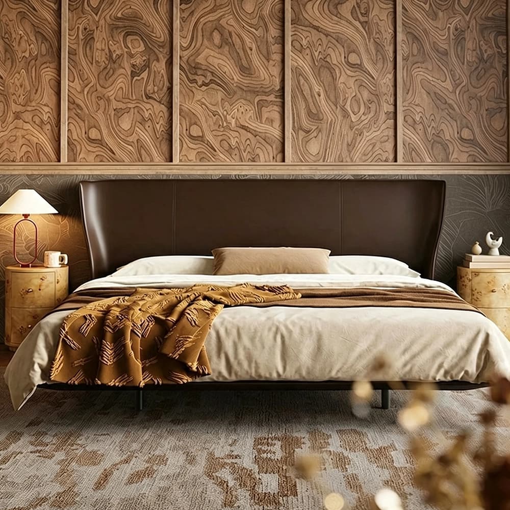 Saddle Leather Floating Bed lifestyle 2