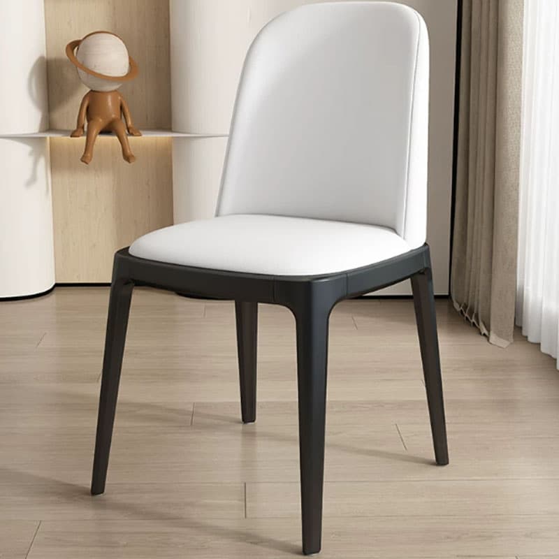 Upholstered Solid Wood Dining Chair lifestyle 1