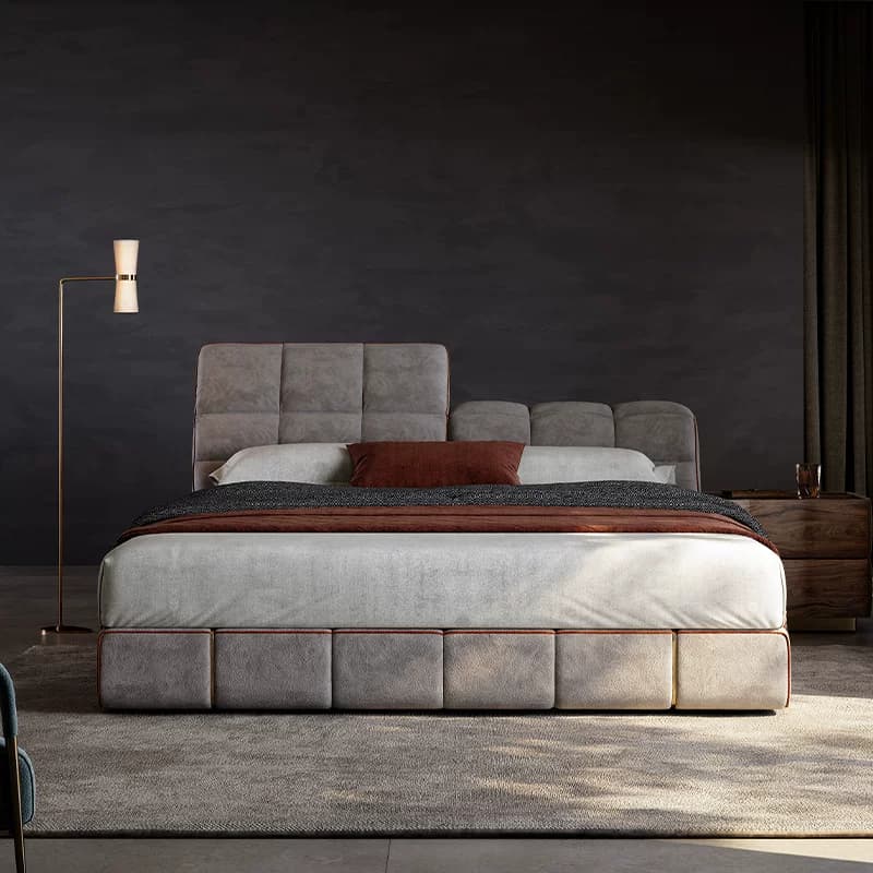 Luxury Leather Upholstered Bed Frame