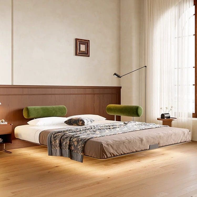 Floating Carbon Steel Platform Bed lifestyle 3