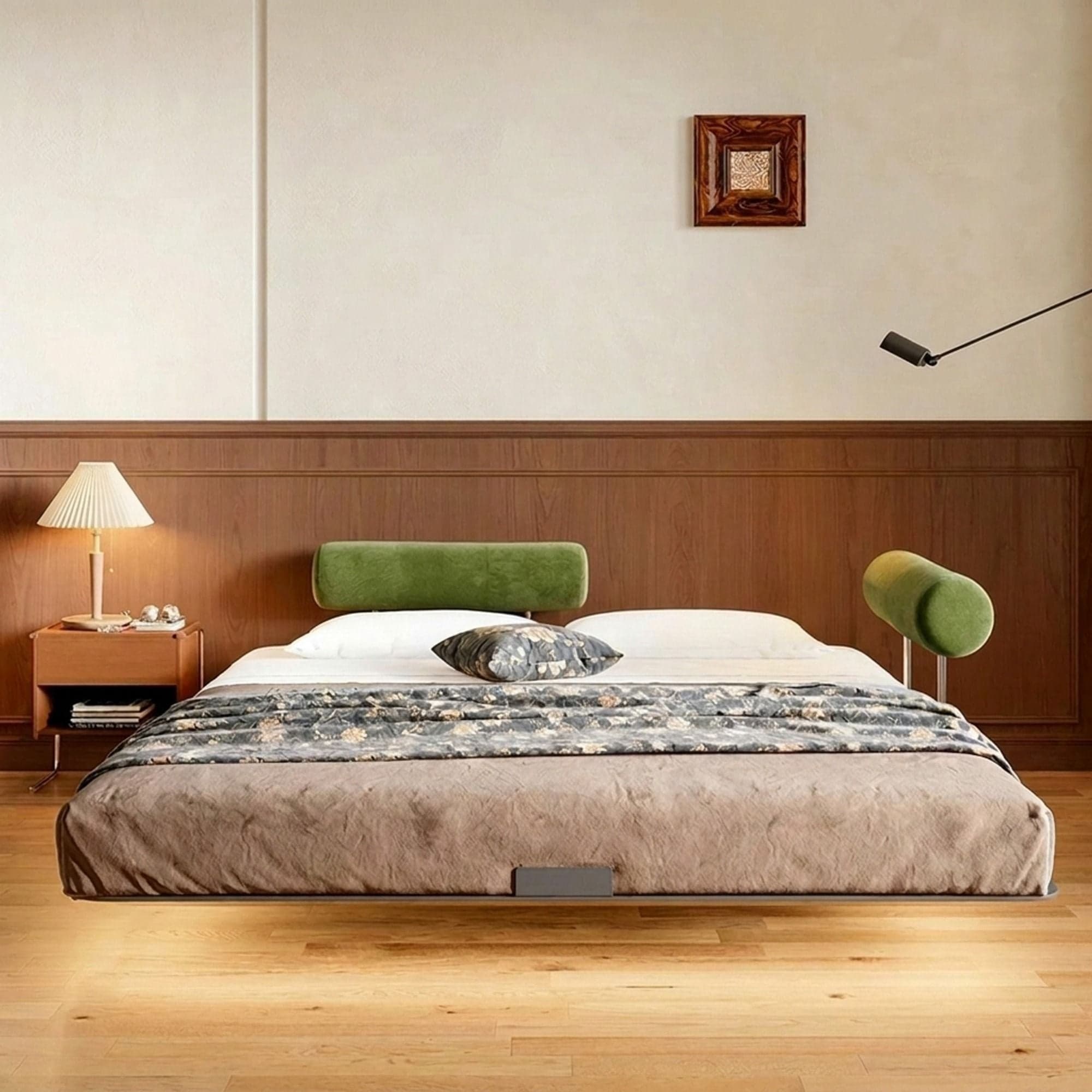 Minimalist Carbon Steel Platform Bed Frame