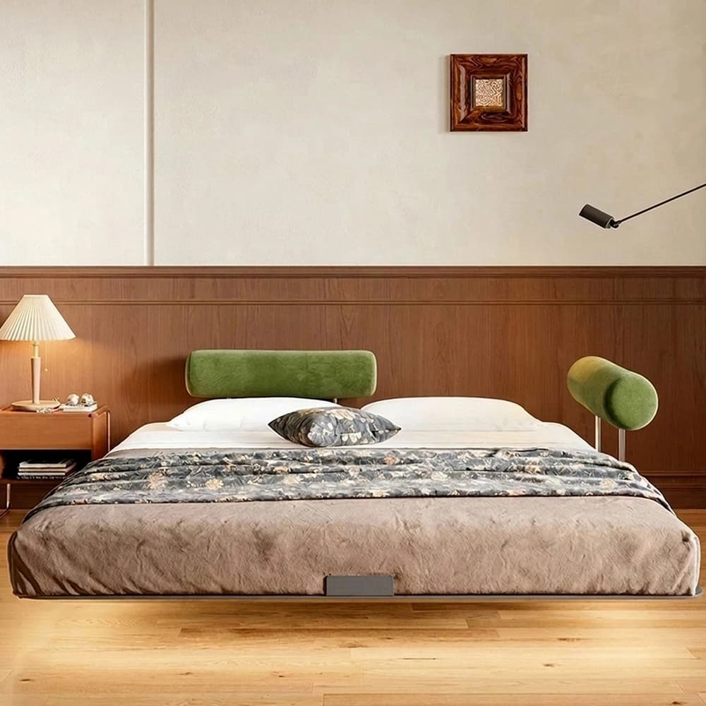 Floating Carbon Steel Platform Bed lifestyle 1