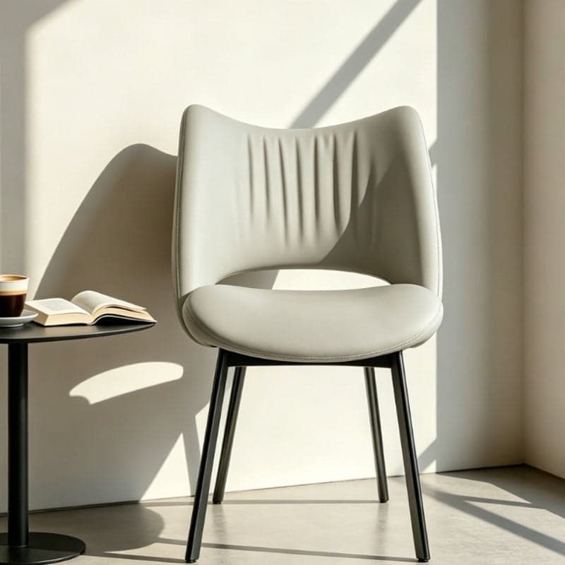 Organic Modern Microfiber Upholstered Dining Chair