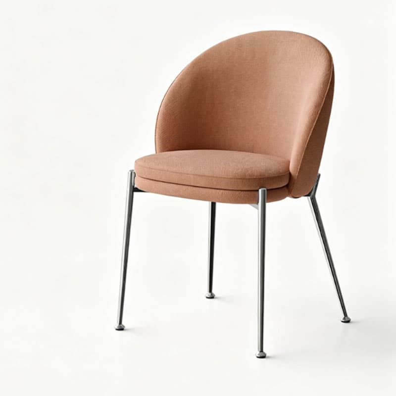Curved Upholstered Dining Chair lifestyle 1