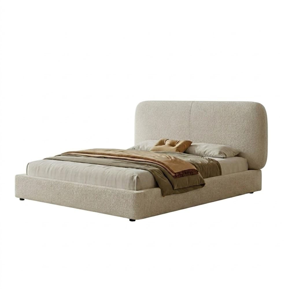 Minimalist Upholstered Storage Bed lifestyle 1