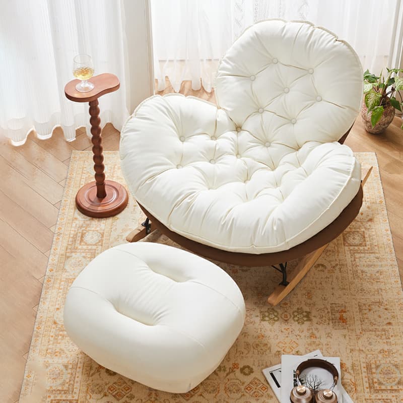Spindle Back Upholstered Rocker lifestyle 1