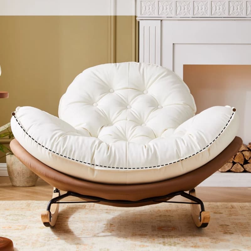 Spindle Back Upholstered Rocker lifestyle 2