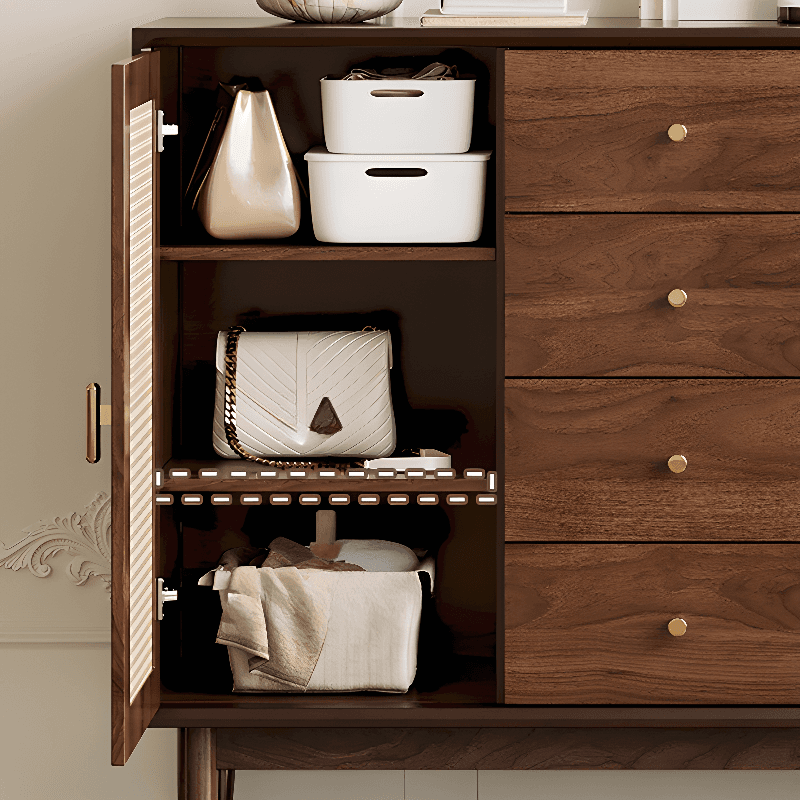 Modern Wood Accent Cabinet lifestyle 2