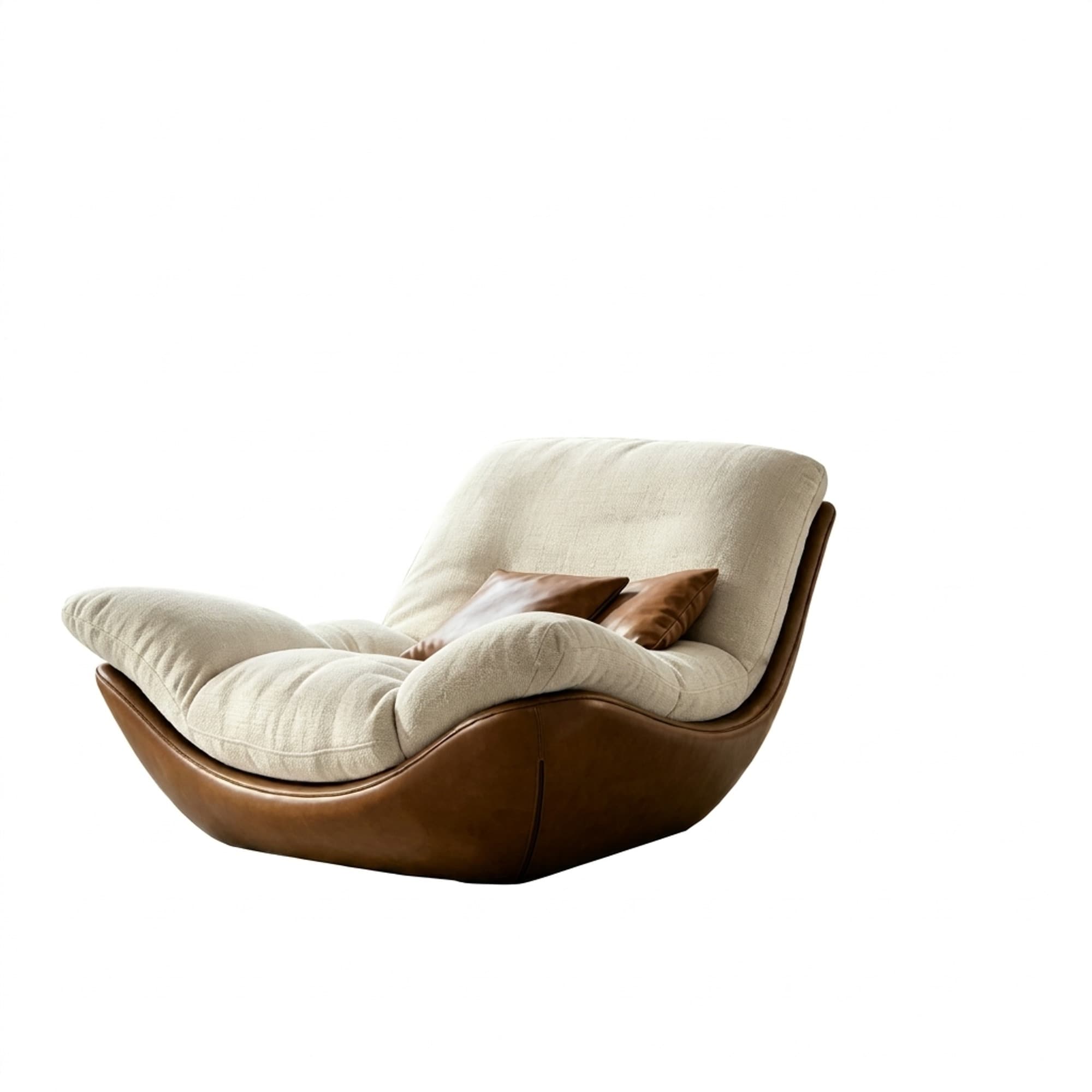 Armless Upholstered Chaise Lounge lifestyle 1