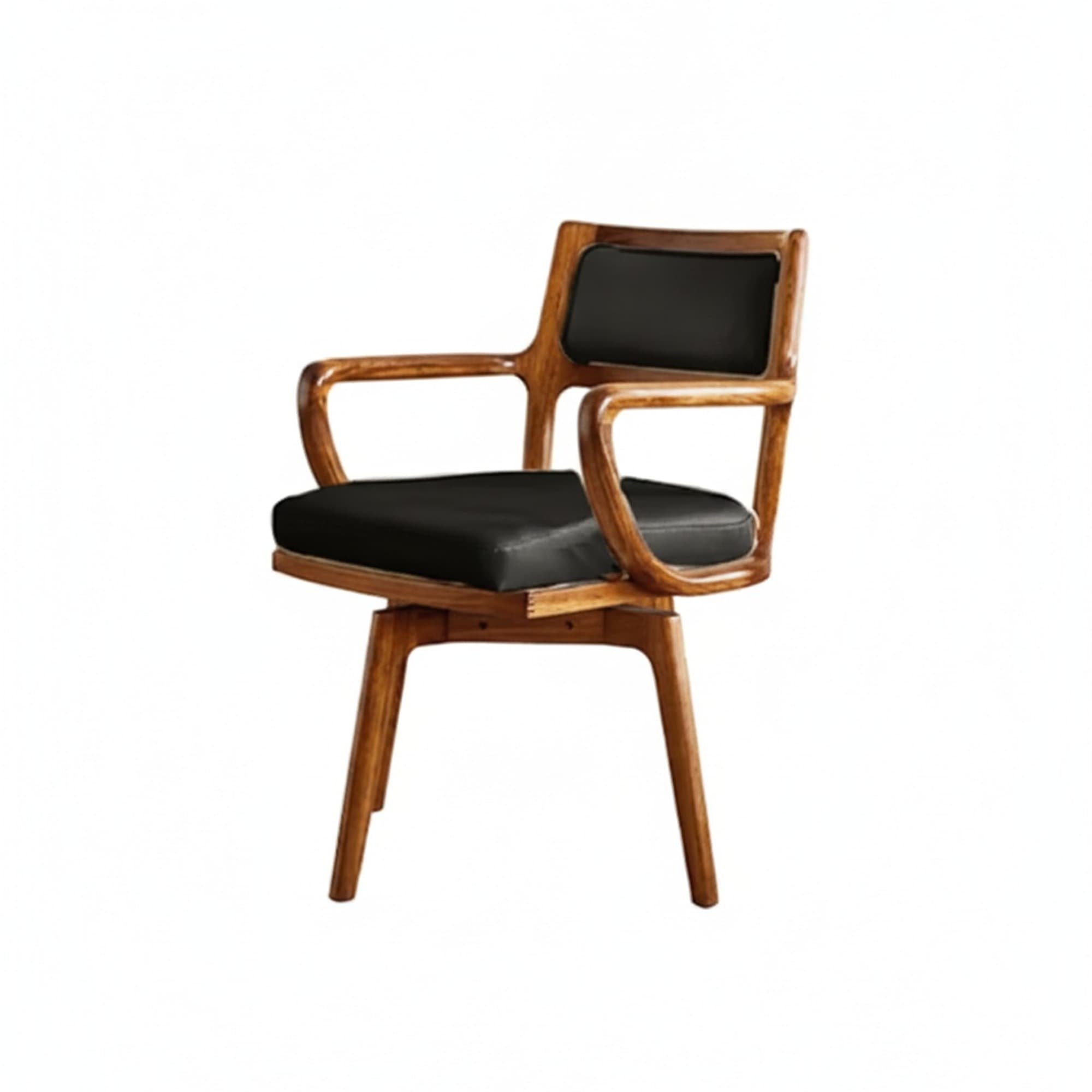 Ergonomic Leather Swivel Chair lifestyle 1