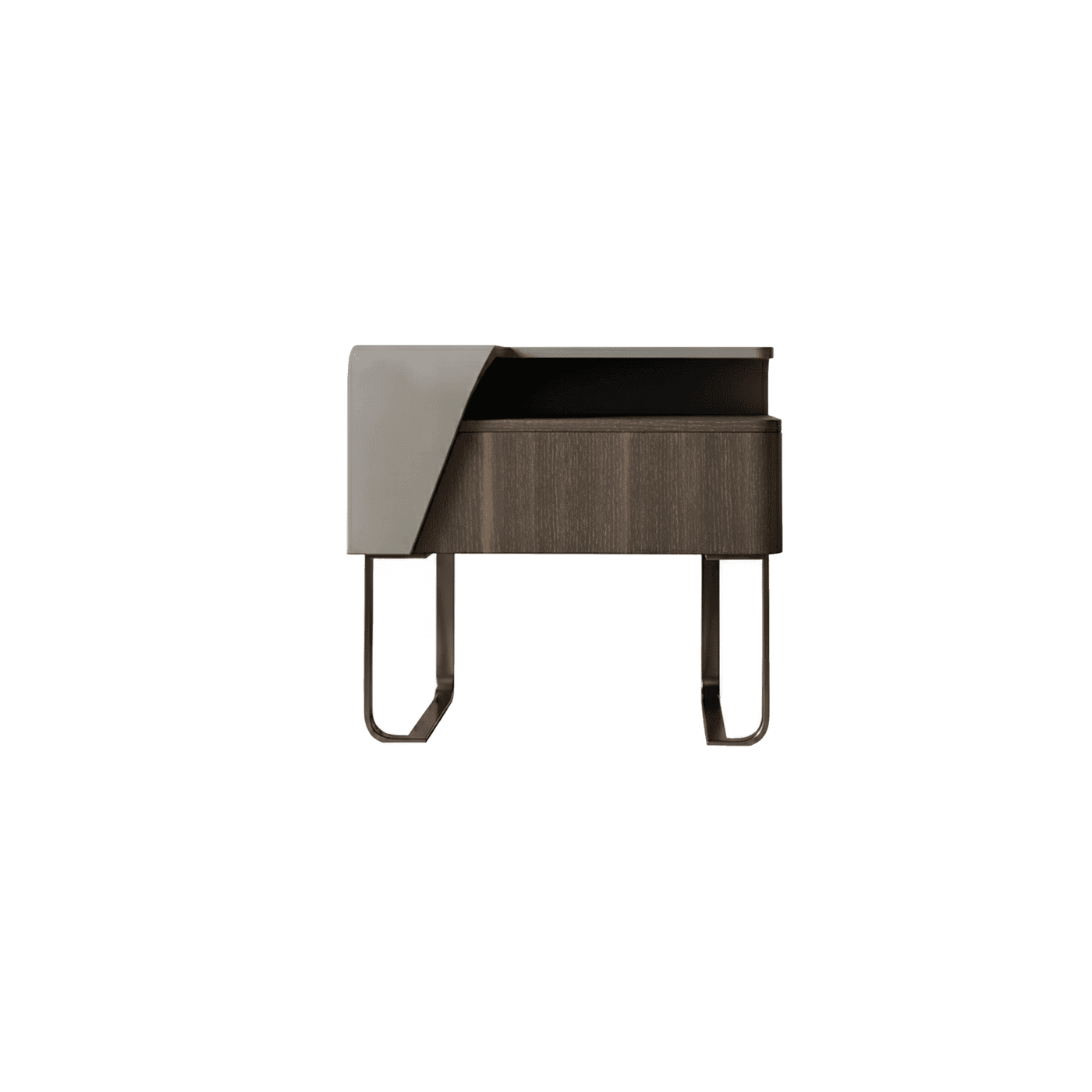 Lacquered Wood Nightstand lifestyle 1