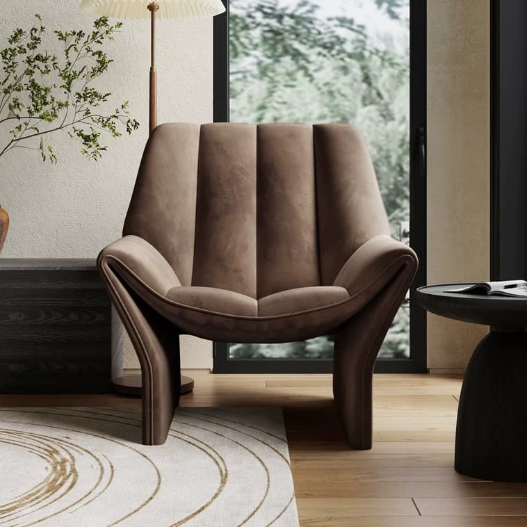 Artistic Upholstered Lounge Chair lifestyle 1