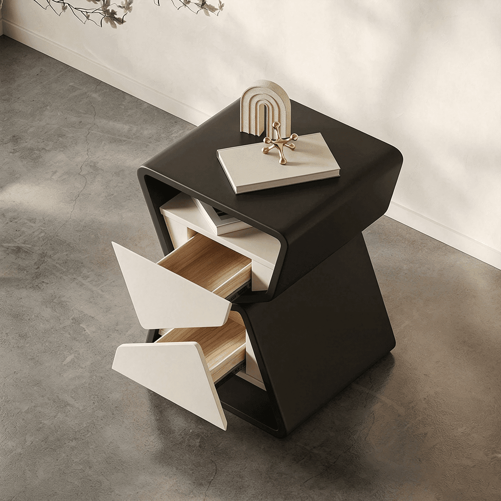 Retro Hourglass Nightstand lifestyle 3