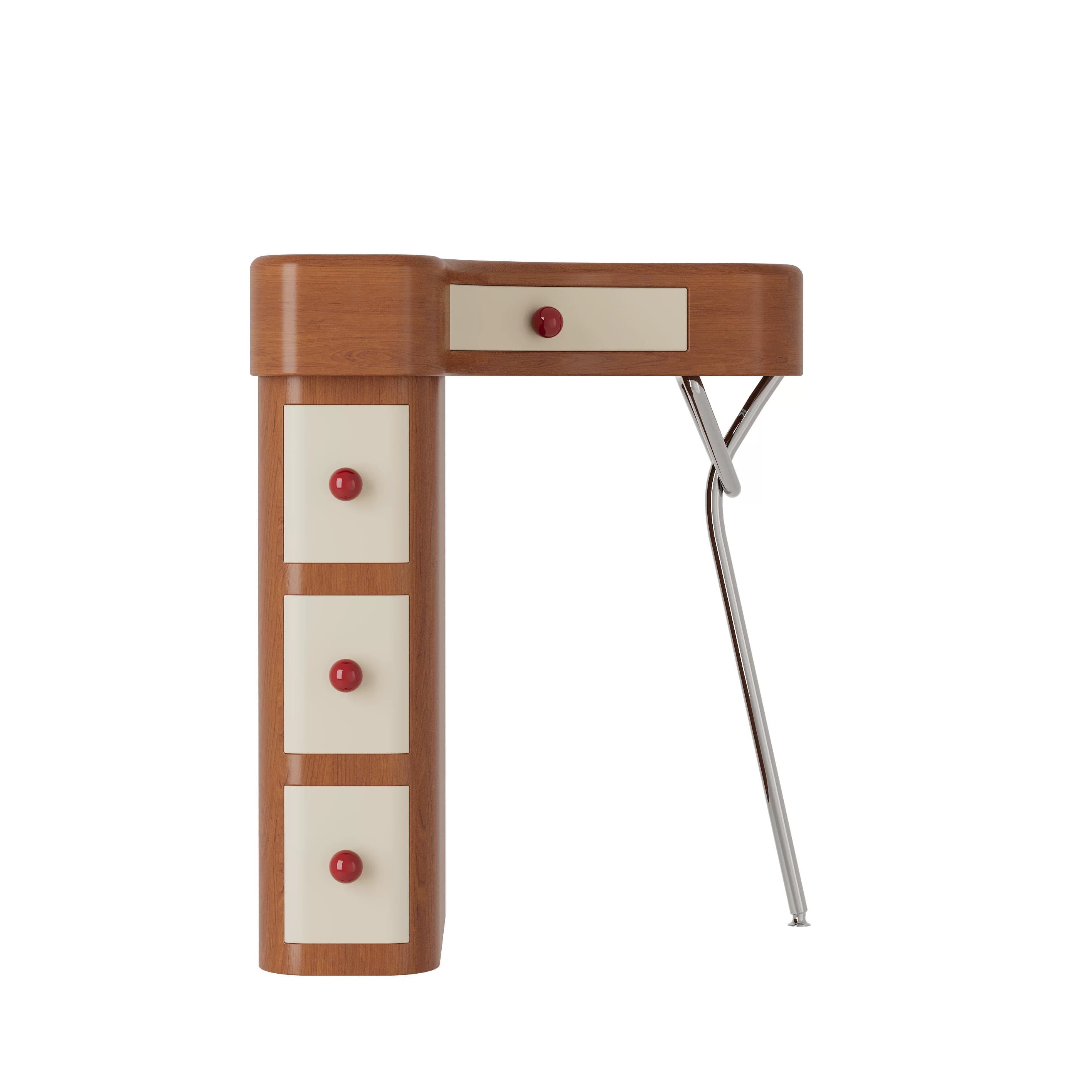 Rotatable Corner Vanity Table lifestyle 1