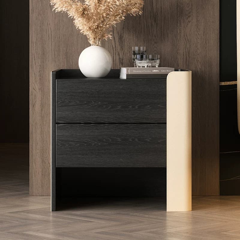 Two-Tone Minimalist Nightstand lifestyle 1