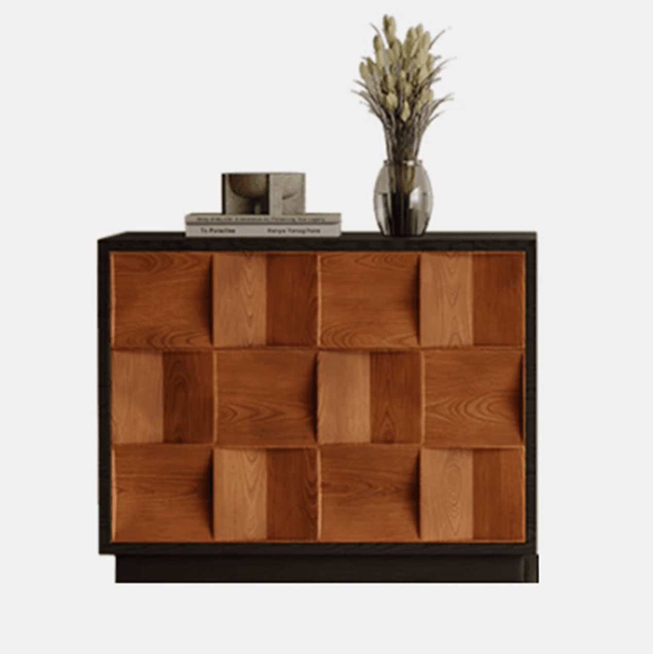 Vintage Grid Cabinet Nightstand lifestyle 1
