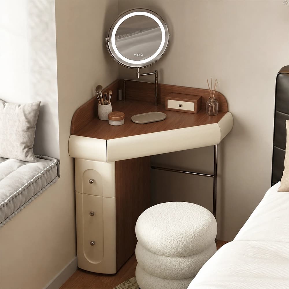 Solid Wood Swivel Vanity lifestyle 3