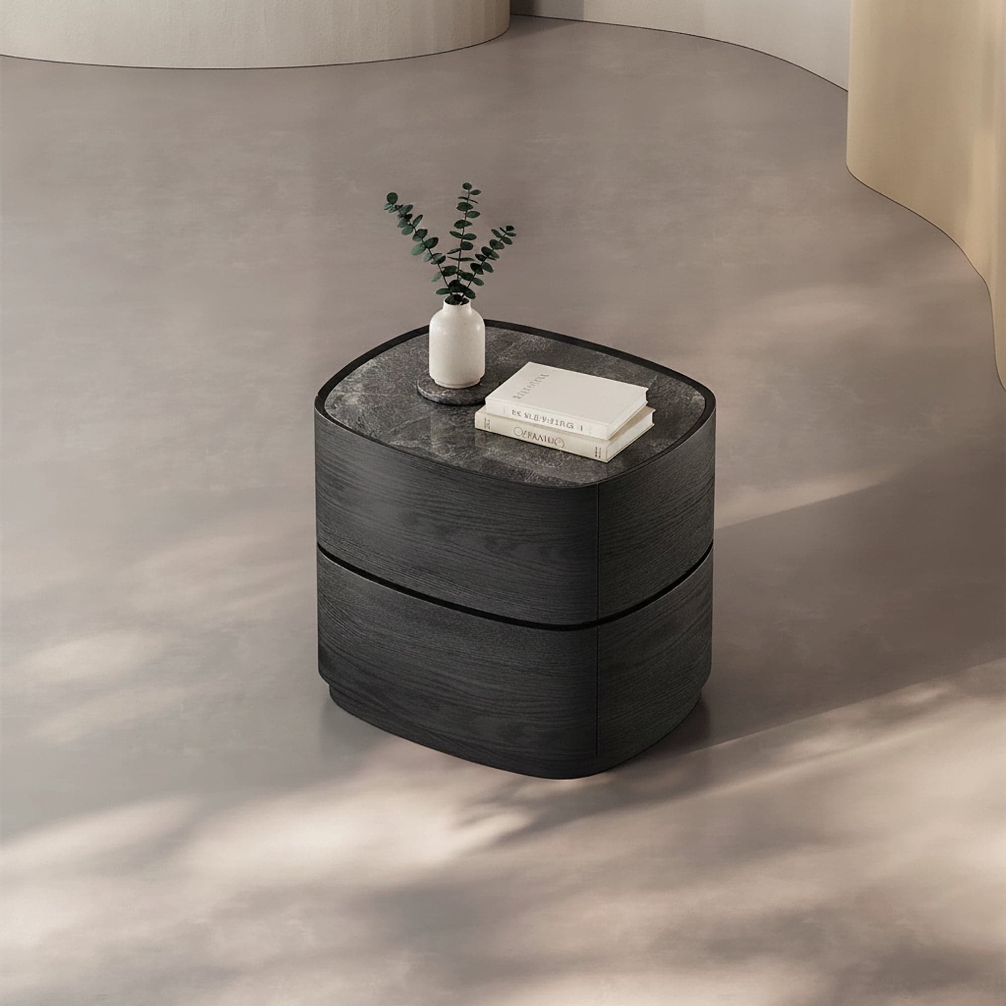 Wabi-Sabi Sintered Stone Nightstand lifestyle 3