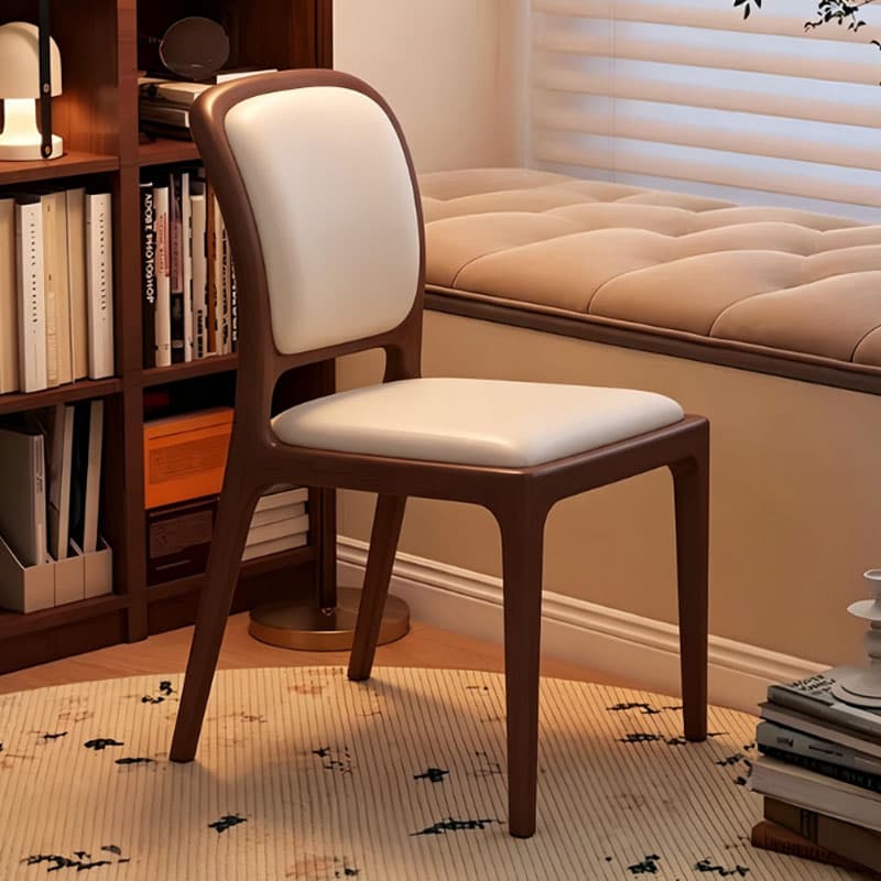 Solid Wood Upholstered Dining Chair lifestyle 3