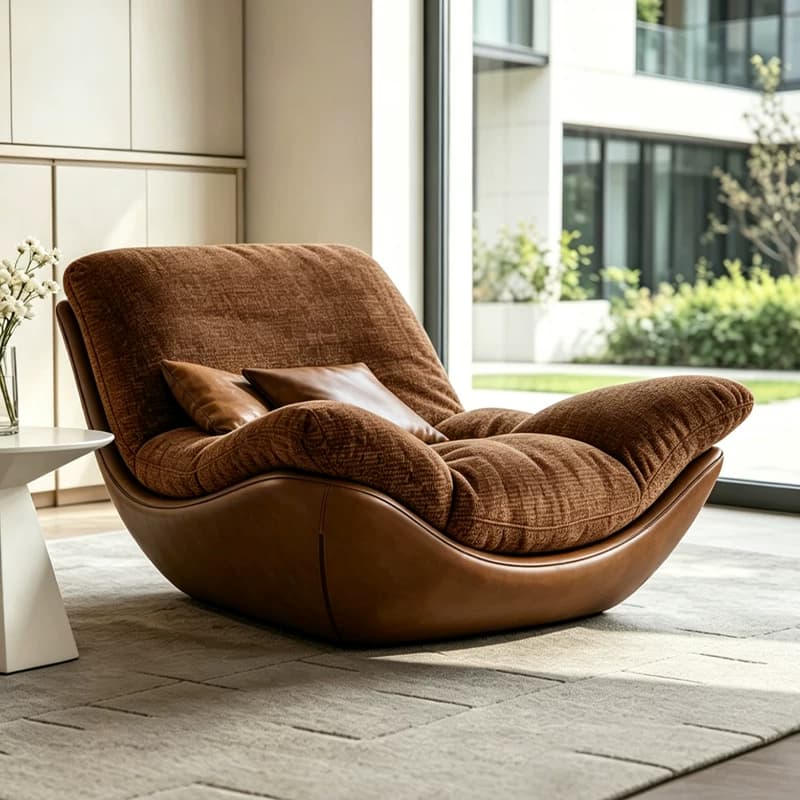 Armless Upholstered Chaise Lounge lifestyle 3