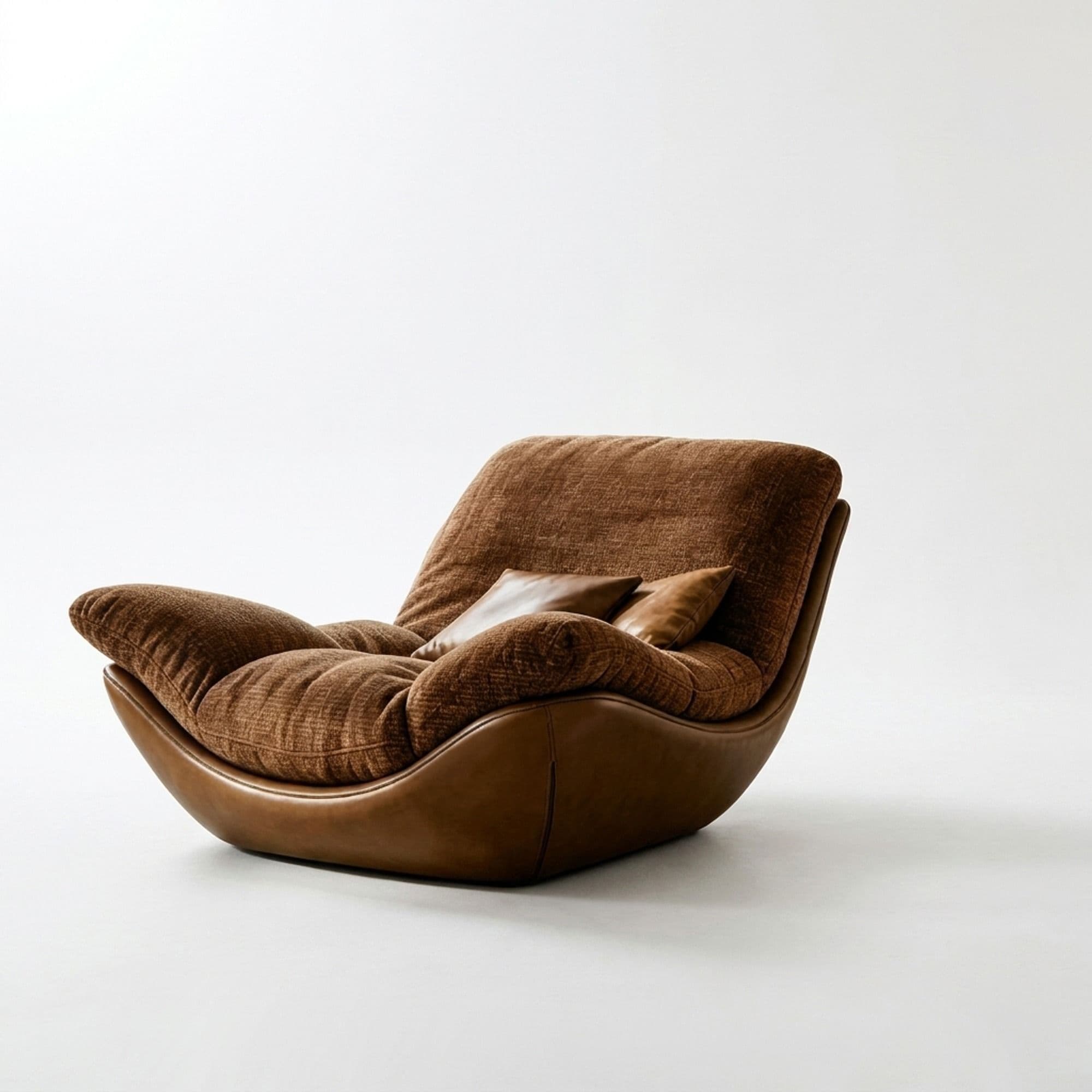 Armless Upholstered Chaise Lounge lifestyle 1