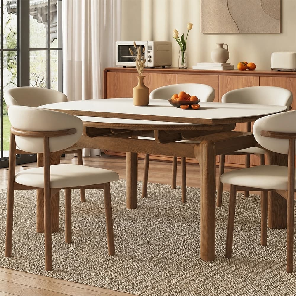 Vintage Ret retractable Dining Table lifestyle 3