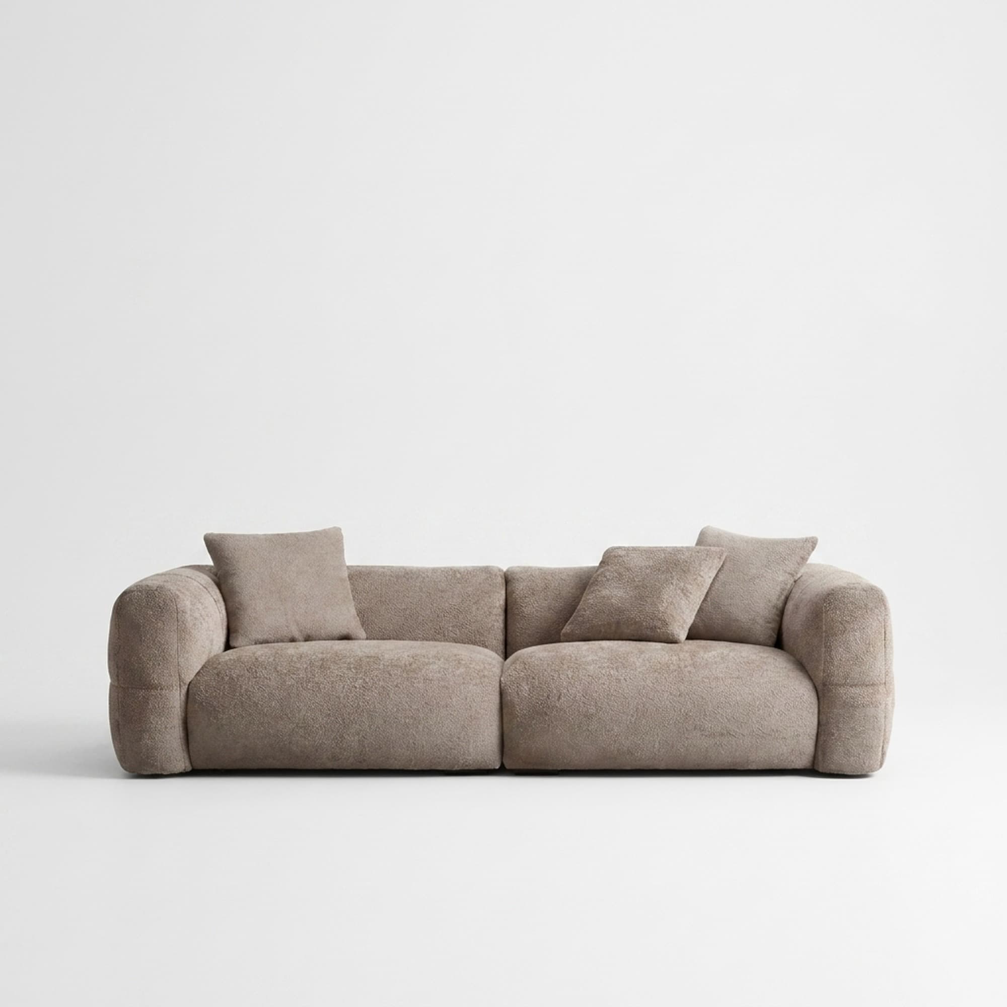 Minimalist Chenille Sofa lifestyle 1
