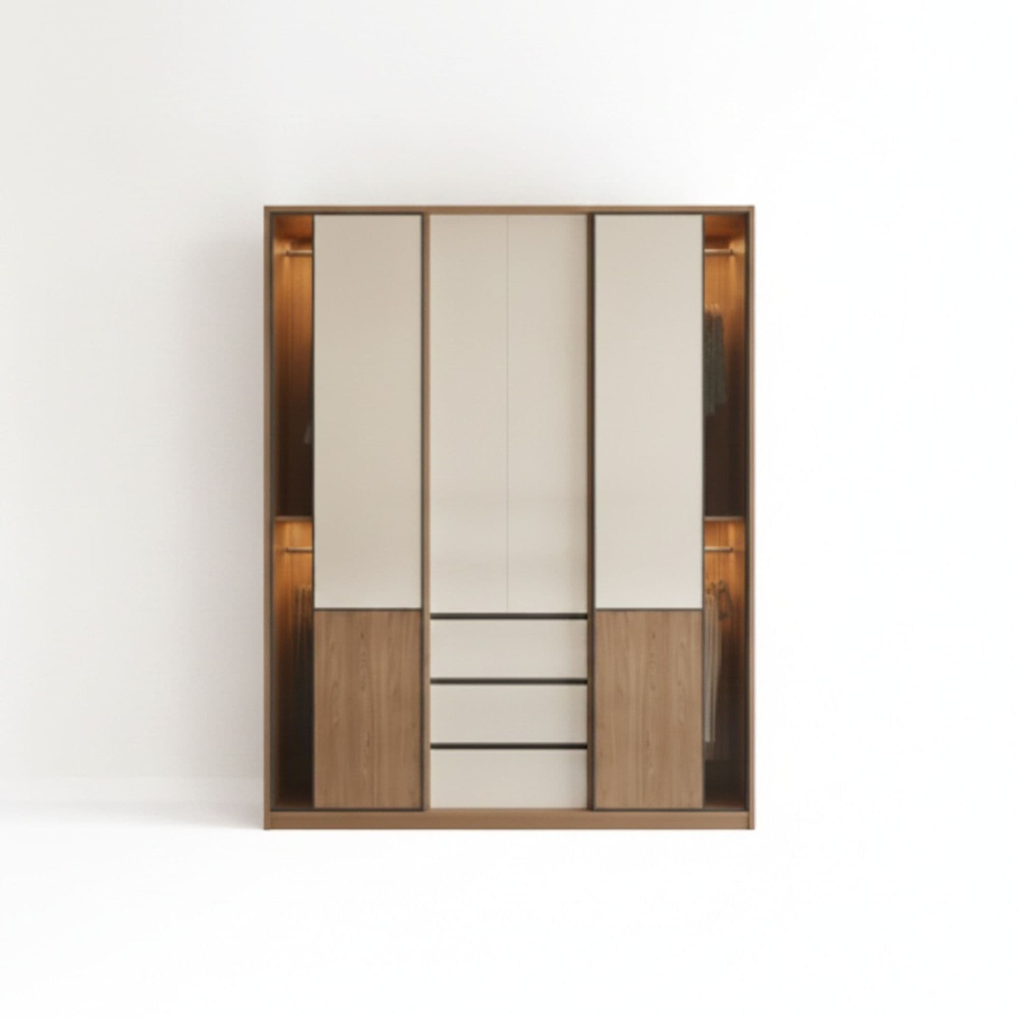 Modern Minimalist Sliding Wardrobe lifestyle 1
